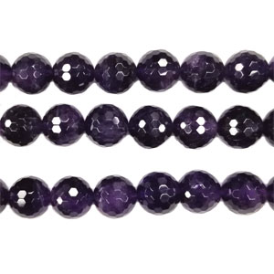 AMETHYST FACETED ROUND 12MM